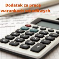 Dodatek za pracę w warunkach szkodliwych