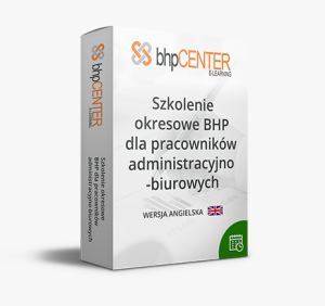 Szkolenie okresowe BHP online dla pracowników administracyjno – biurowych |  j. angielski